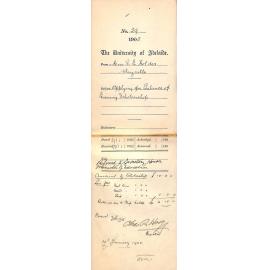 Applying for balance of Evening Scholarship - Holder