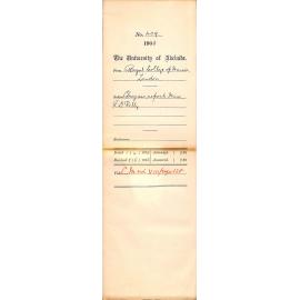 Progress Report Miss G D Pelly