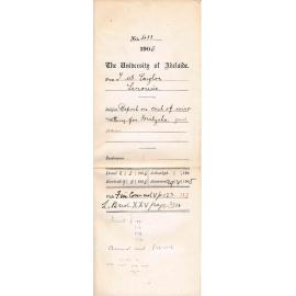 Report on cost of wire netting for Malycha Good rain