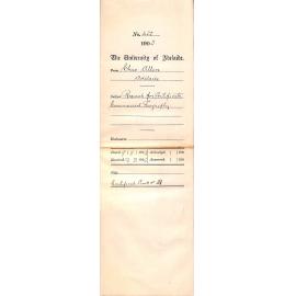 Request for Certificate Commercial Geography