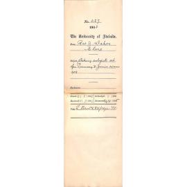 Asking subjects set for Primary and Junior Exams 1905