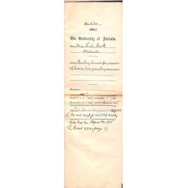 Thanking the Council for increase of Salary and re Granting Commission