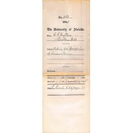 Asking for Prospectus of Conservatorium