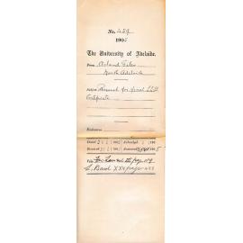 Request for final LLB Certificate