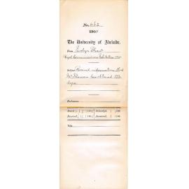 Received information that Mr Kleeman has obtained BSc Degree