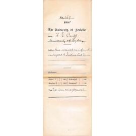 Have received no information in regard to Indian Civil Service