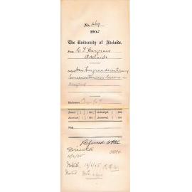 Miss Hargrave discontinuing Conservatorium lessons in singing