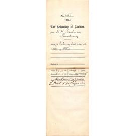 Entering Law Course and asking status