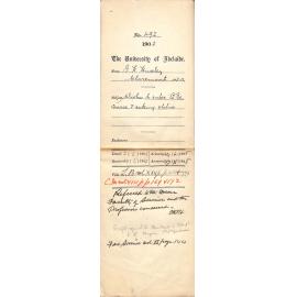 Wishes to enter BSc Course and asking for status