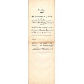 Miss Law Examined at own studio - Will advise later when Mr Moore will examine