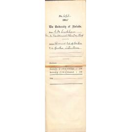 Received list of Doctors and re further instructions