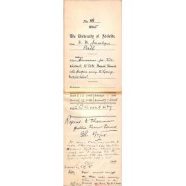 Permission for 2 students Kenny and Haynes to take March Seminar who propose going to Sydney Medical School