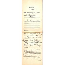 Exemption from lectures 1st Term