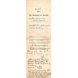 Application for permission to study Anatomy