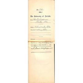 Wishing to enter BSc Course and asking status