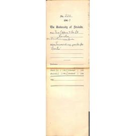 Forwarding goods per Orontes