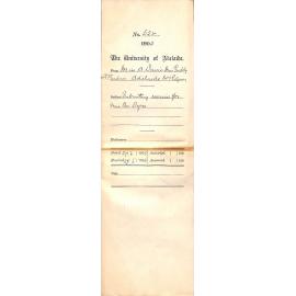 Submitting exercise for Mus Bac Degree - 1905