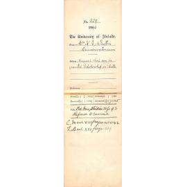 Request that son be granted Scholarship in Cello