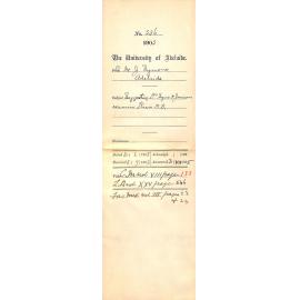 Suggesting Drs Syme and Jamieson Examine Thesis MD