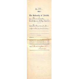 Thanking Council for information re Constitution