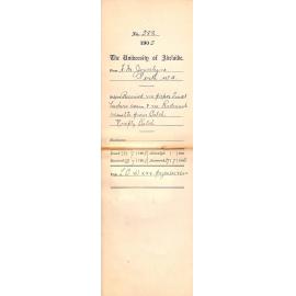 Received no paper Final Teachers Exam - No Rudiments results from Balch - Reply Balch