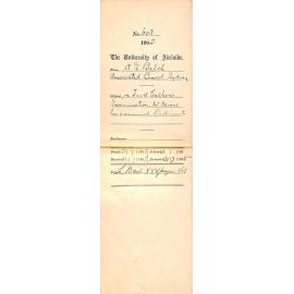 Final Teachers Examination Mr Moore has Examined Rudiments