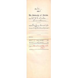 Thanking Council for awarding Cello Scholarship to son