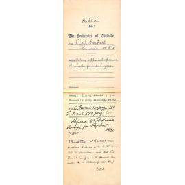 Asking approval of Course of Study for next year