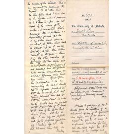 Repetition of Concert by University Choral Class