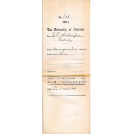 Arrangements re Music Examinations