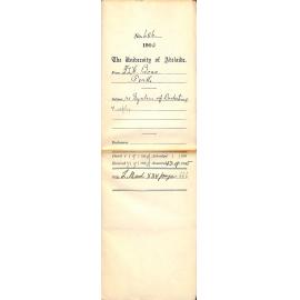 re System of Docketing & reply