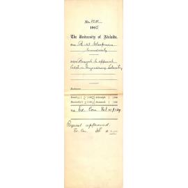 Request to appoint Cadet in Engineering Laboratory