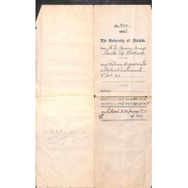 Return of guarantee about electrical instruments