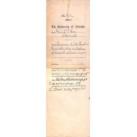 Permission to take theoretical music examination alone