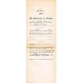 Statement re South Australian Scholarship Examination