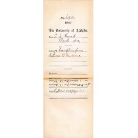 Exemption from lectures BSc Course