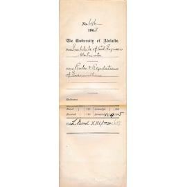 Rules and Regulations of Examinations