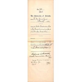 Reverend M Freedman One Entry Senior Drawing fee - J Lillis fee Elementary Practice