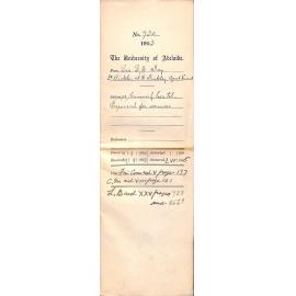 University Hostel Payment for services