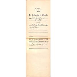 Asking for copies of Regulations