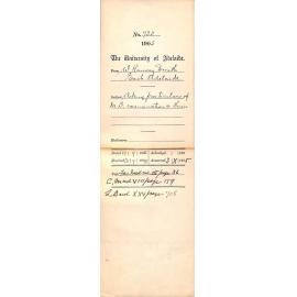 Asking particulars of MD Examination and Thesis