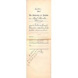 Entering through Education Department for Public Examinations