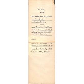 Agreeing to extention of time in which to obtain Fisher Medal