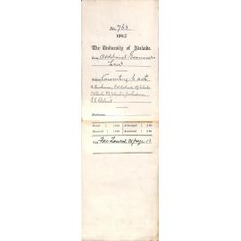 Consenting to act A Buchanan F W Richards W J Isbister T S Poole G E Johnstone James Henderson and E E Cleland