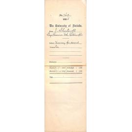 Vacancy for Second Master