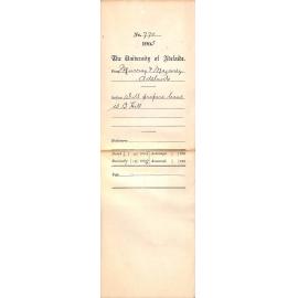 Will prepare lease W B Hill