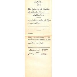 Asking dates of Degree Examinations