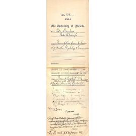 Exemption from lectures - Denton