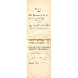 Exemption from lectures - Armitage