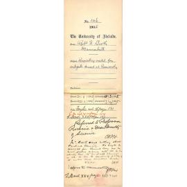 Requesting credit for subjects passed at Roseworthy